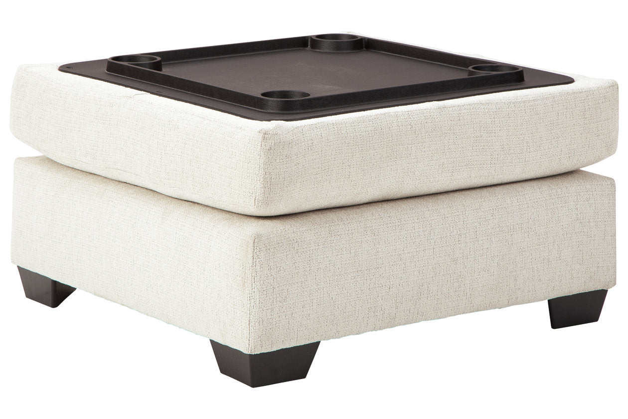 Cambri Snow Ottoman With Storage - 9280111 - Bien Home Furniture &amp; Electronics