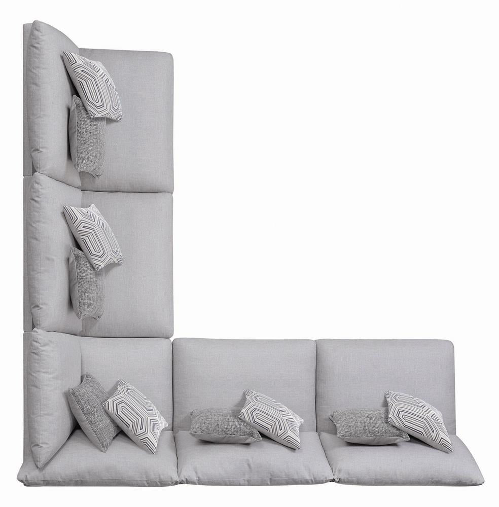 Cambria Corner Gray - 551512 - Bien Home Furniture &amp; Electronics