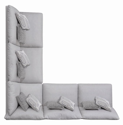 Cambria Corner Gray - 551512 - Bien Home Furniture &amp; Electronics