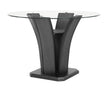 Camelia Dove Gray Round Counter Height Table - SET | 1716DVT-54-BSL | 1716DVT-54RD-GL - Bien Home Furniture & Electronics