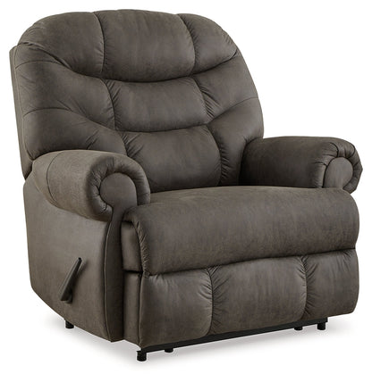 Camera Time Gunmetal Recliner - 6570729 - Bien Home Furniture &amp; Electronics