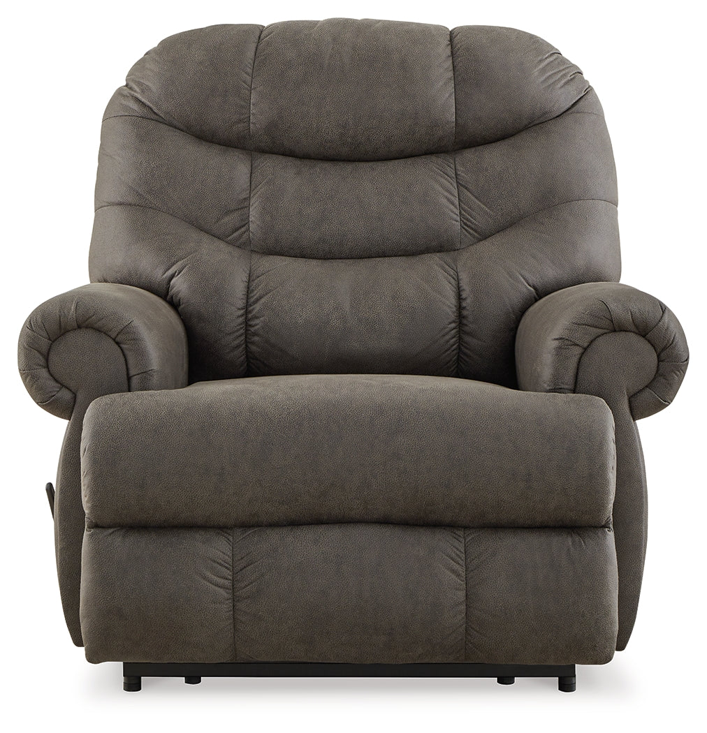 Camera Time Gunmetal Recliner - 6570729 - Bien Home Furniture &amp; Electronics