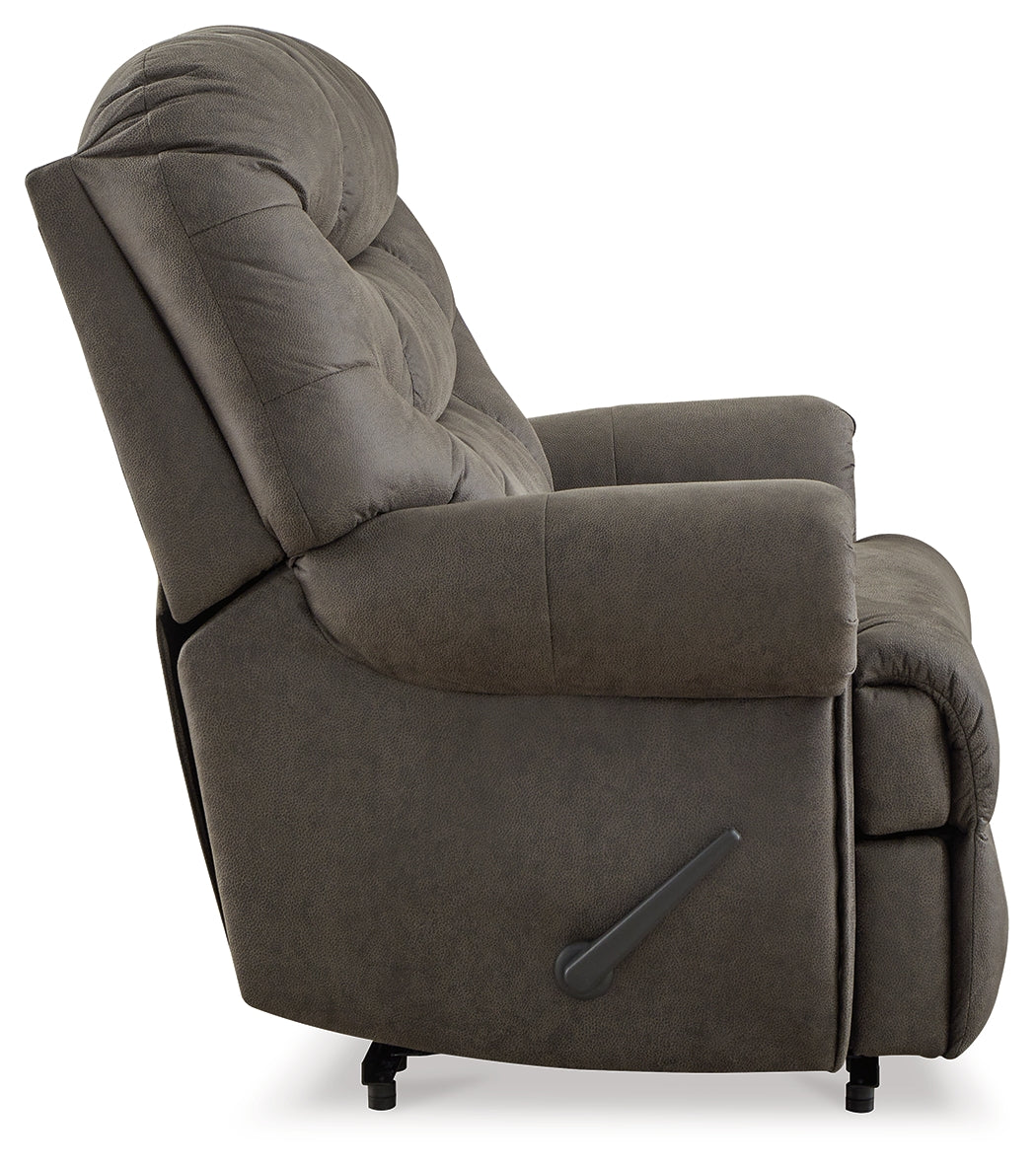 Camera Time Gunmetal Recliner - 6570729 - Bien Home Furniture &amp; Electronics