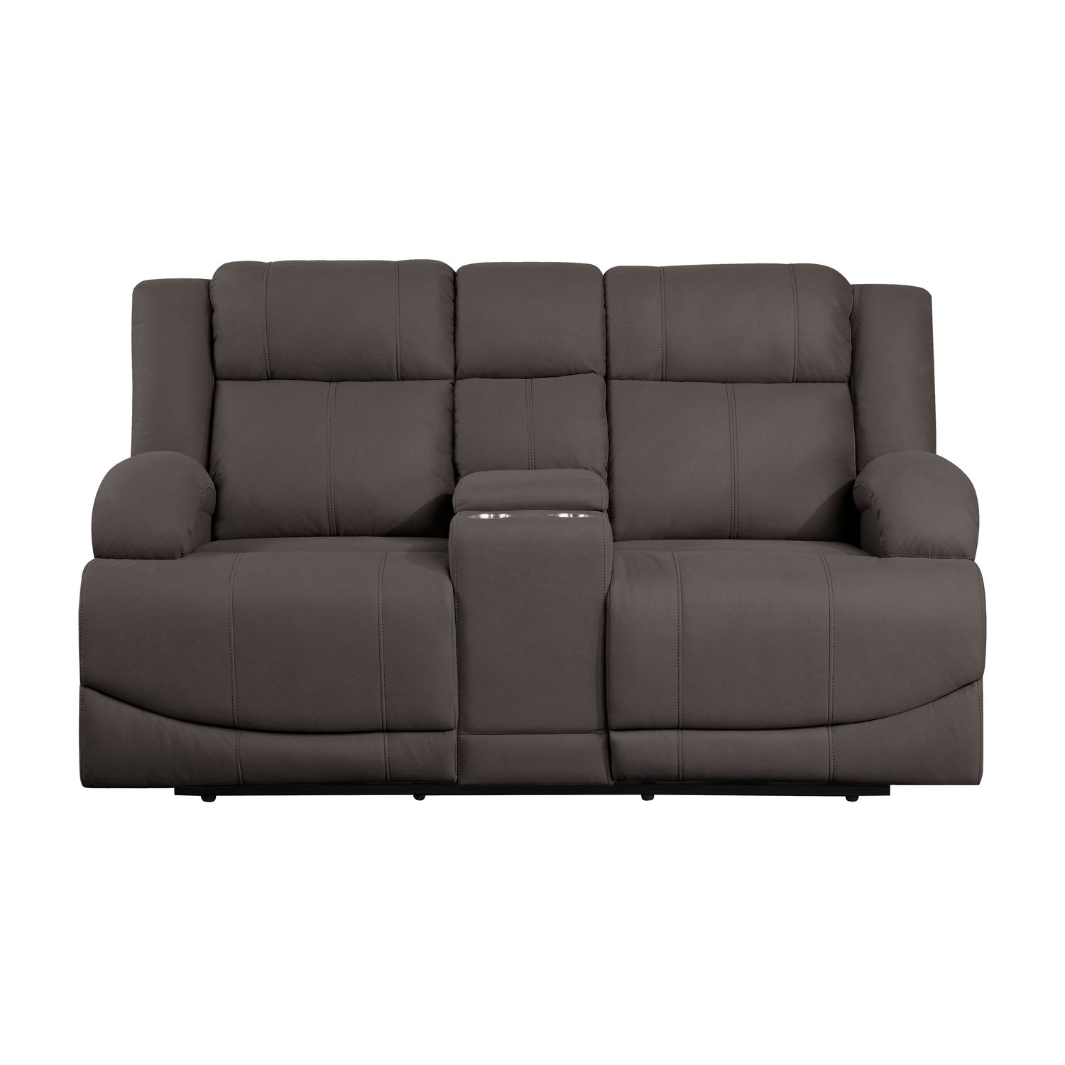 Camryn Chocolate Power Double Reclining Loveseat - 9207CHC-2PW - Bien Home Furniture &amp; Electronics