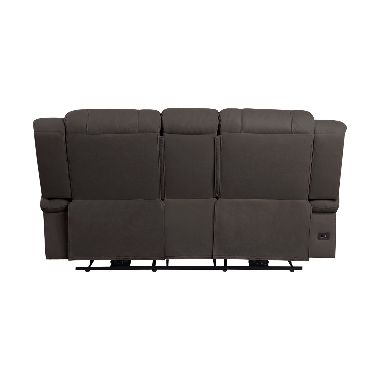 Camryn Chocolate Power Double Reclining Loveseat - 9207CHC-2PW - Bien Home Furniture &amp; Electronics