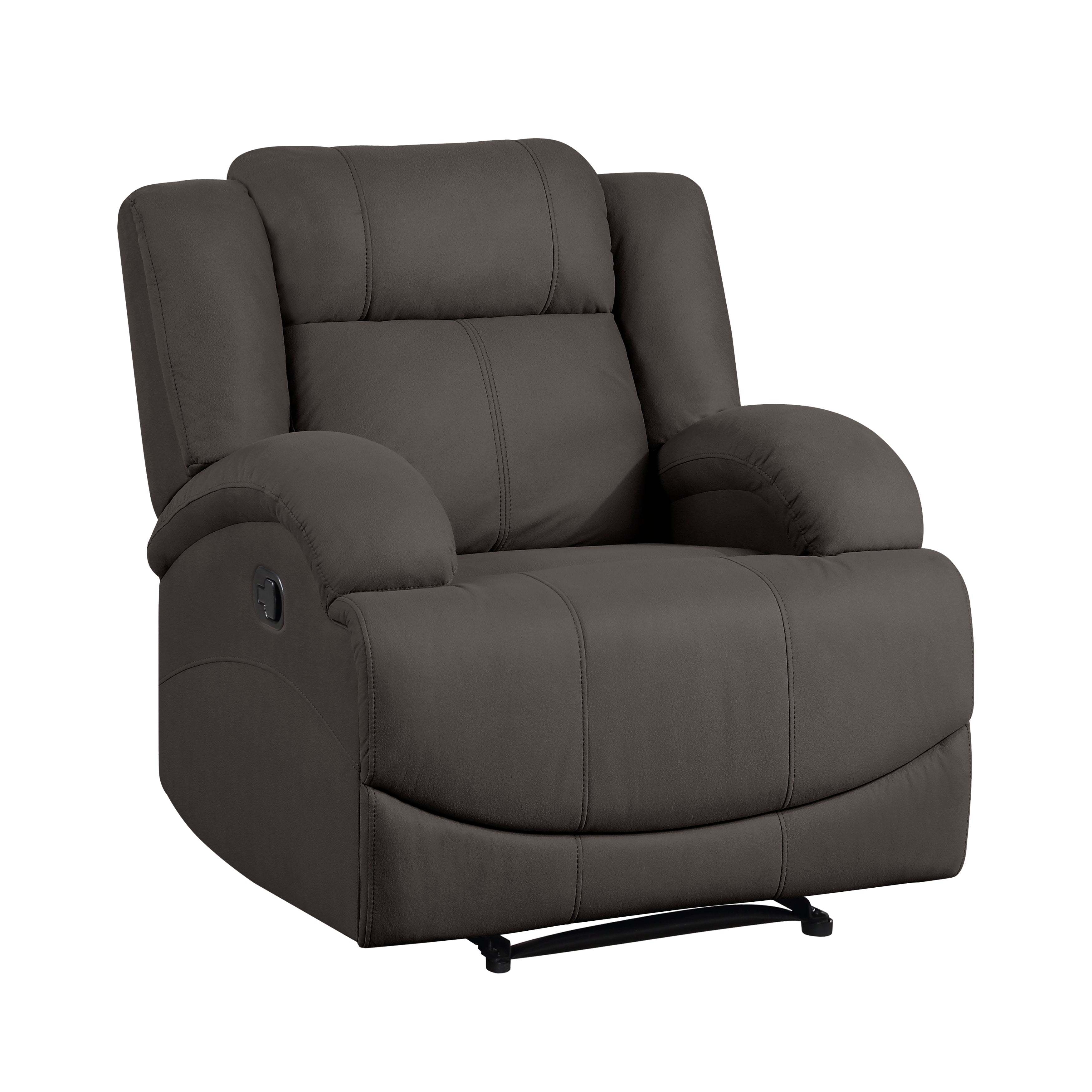 Camryn Chocolate Reclining Chair - 9207CHC-1 - Bien Home Furniture &amp; Electronics