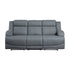 Camryn Graphite Blue Double Reclining Sofa - 9207GPB-3 - Bien Home Furniture & Electronics
