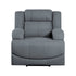 Camryn Graphite Blue Power Reclining Chair - 9207GPB-1PW - Bien Home Furniture & Electronics