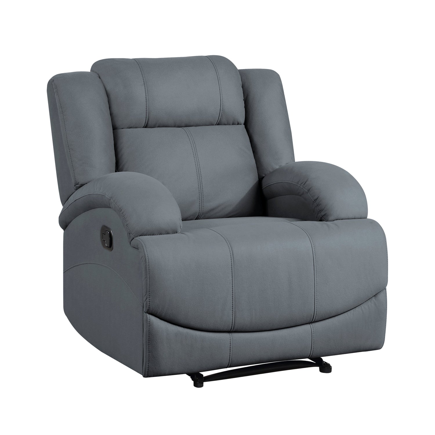 Camryn Graphite Blue Reclining Chair - 9207GPB-1 - Bien Home Furniture &amp; Electronics