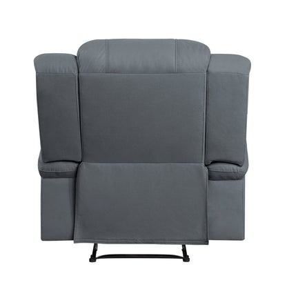 Camryn Graphite Blue Reclining Chair - 9207GPB-1 - Bien Home Furniture &amp; Electronics