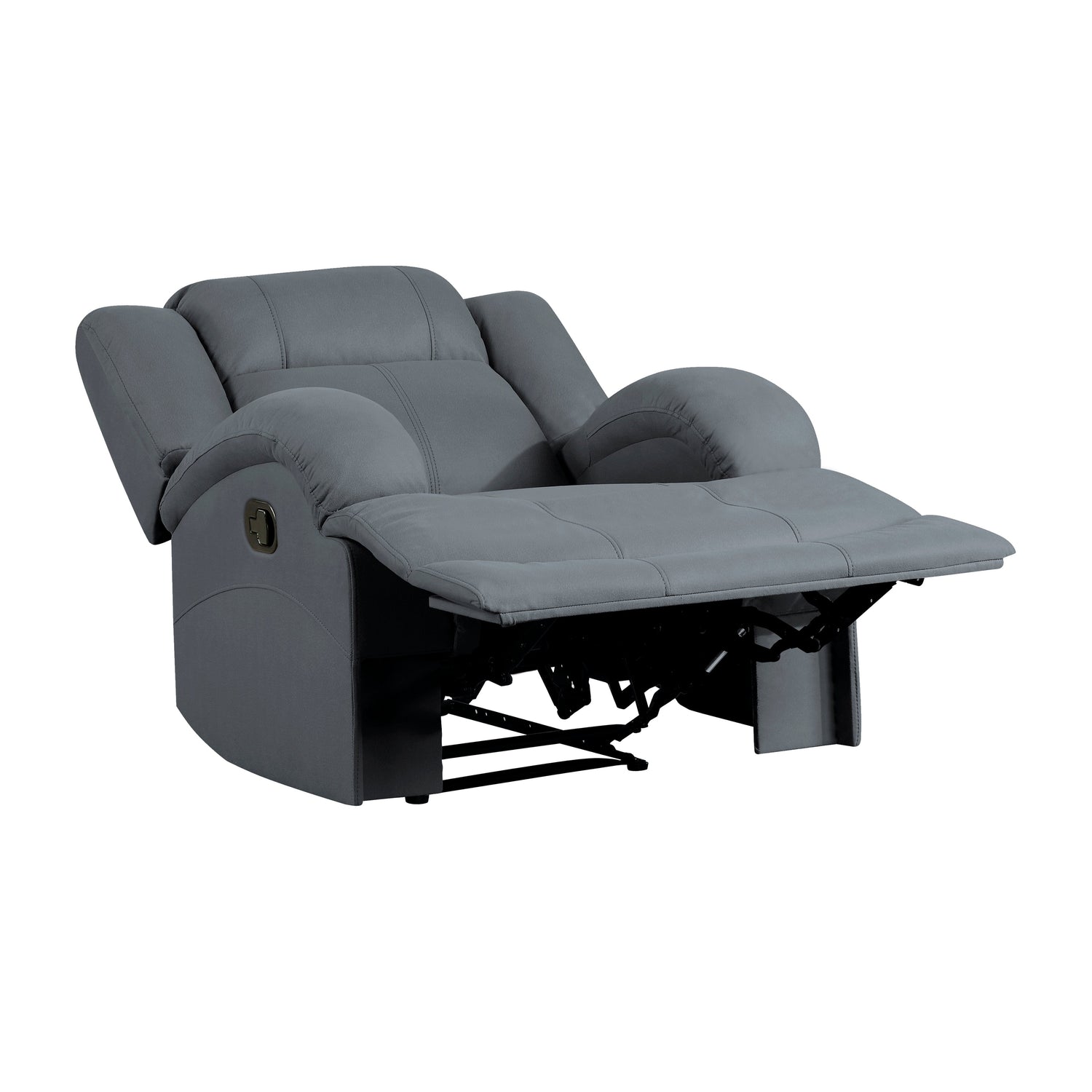 Camryn Graphite Blue Reclining Chair - 9207GPB-1 - Bien Home Furniture &amp; Electronics