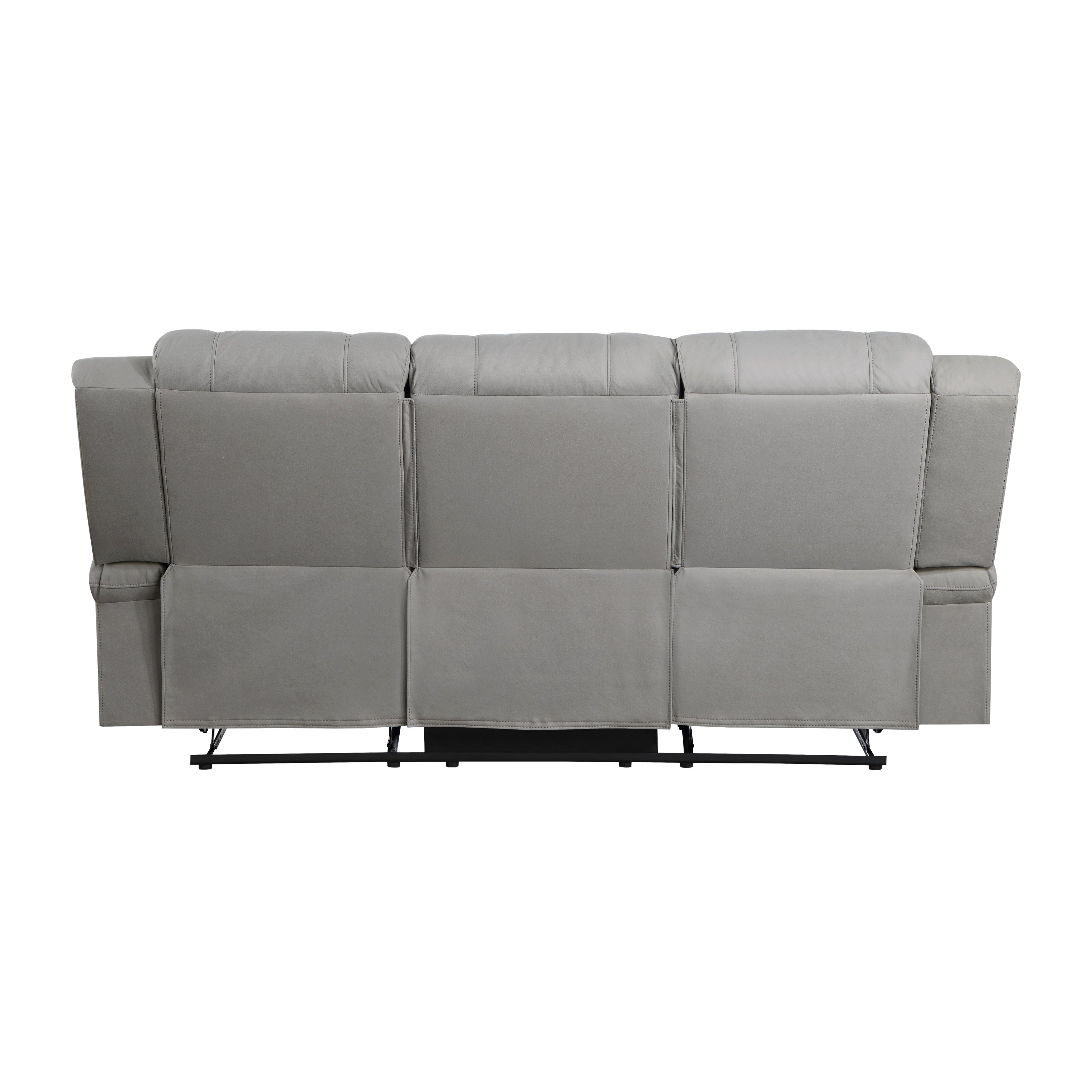 Camryn Gray Double Reclining Sofa - 9207GRY-3 - Bien Home Furniture &amp; Electronics