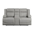 Camryn Gray Power Double Reclining Loveseat - 9207GRY-2PW - Bien Home Furniture & Electronics