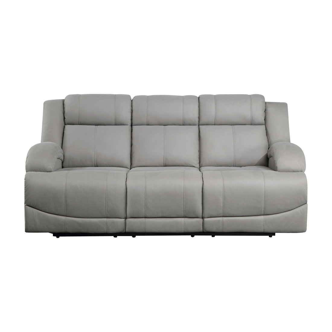 Camryn Gray Power Double Reclining Sofa - 9207GRY-3PW - Bien Home Furniture &amp; Electronics