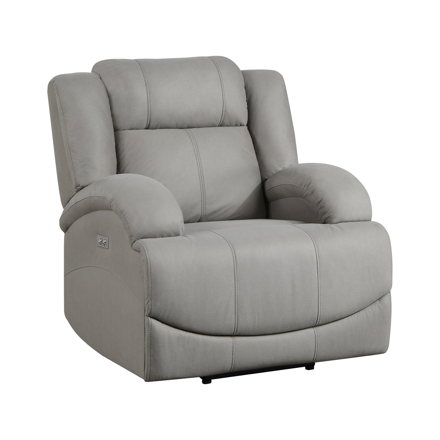 Camryn Gray Power Reclining Chair - 9207GRY-1PW - Bien Home Furniture &amp; Electronics