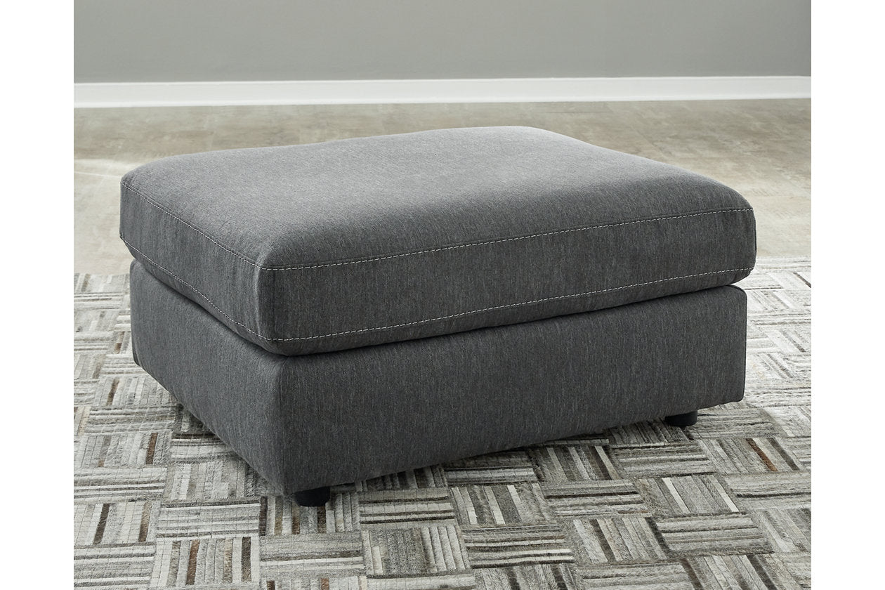 Candela Charcoal Oversized Accent Ottoman - 9190208 - Bien Home Furniture &amp; Electronics