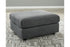 Candela Charcoal Oversized Accent Ottoman - 9190208 - Bien Home Furniture & Electronics