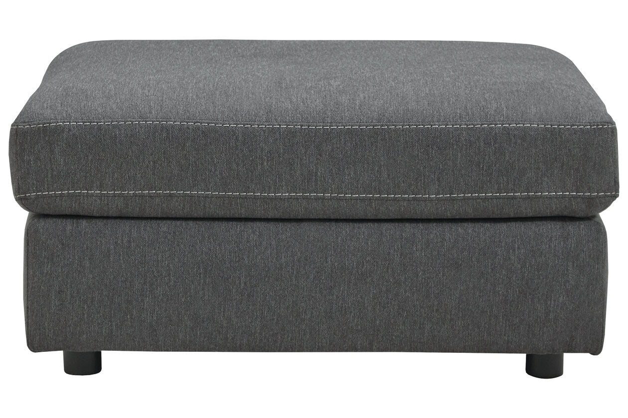 Candela Charcoal Oversized Accent Ottoman - 9190208 - Bien Home Furniture &amp; Electronics