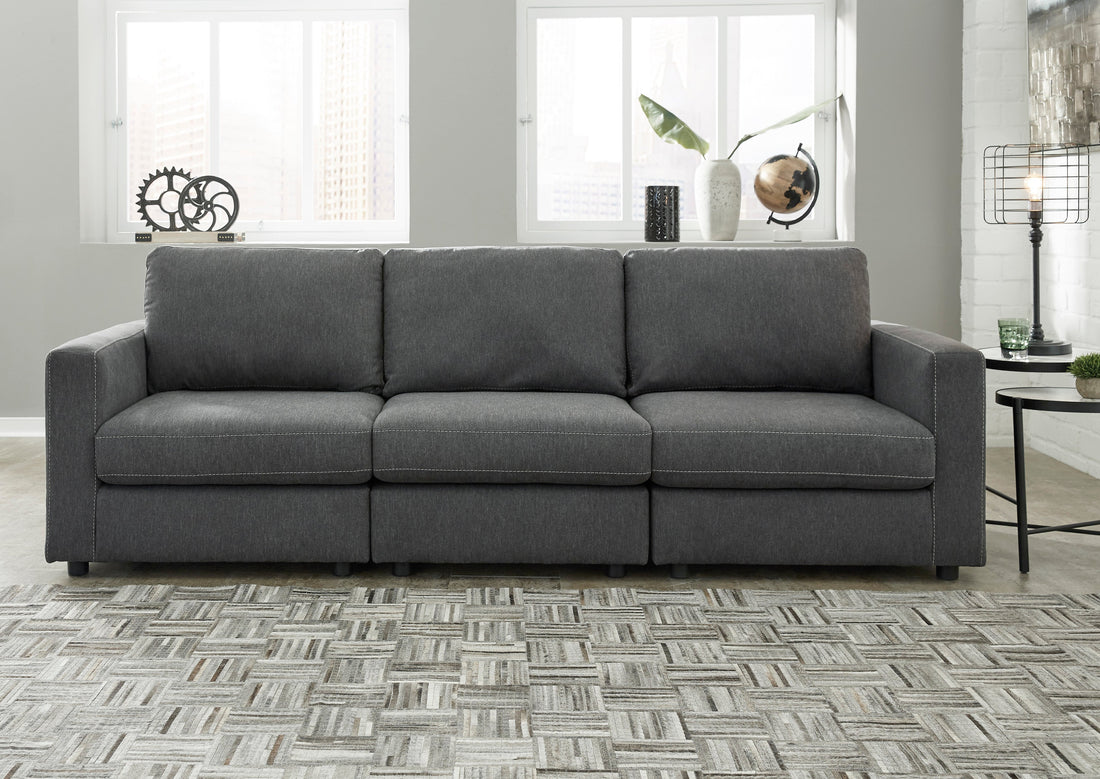 Candela Charcoal Sofa - SET | 9190264 | 9190246 | 9190265 - Bien Home Furniture &amp; Electronics