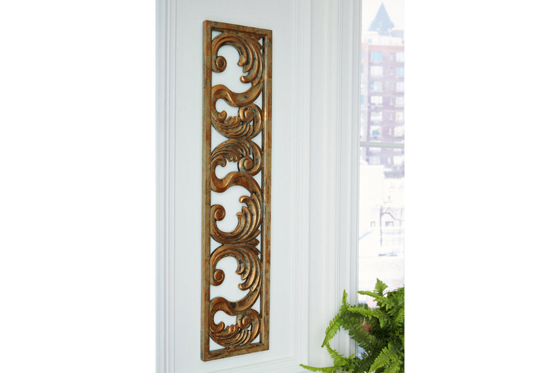 Candelario Natural Wall Decor - A8010286 - Bien Home Furniture & Electronics