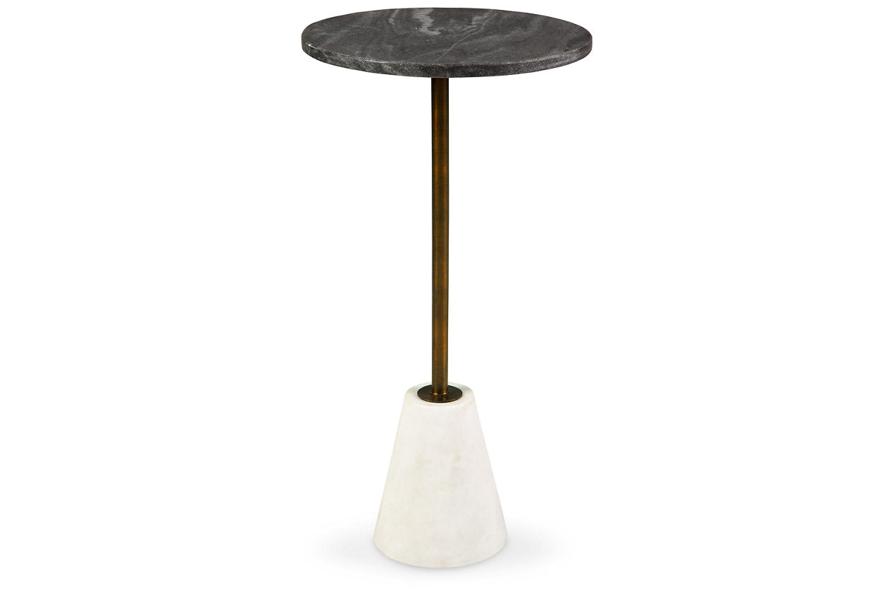 Caramont Black/White/Gold Finish Accent Table - A4000540 - Bien Home Furniture &amp; Electronics