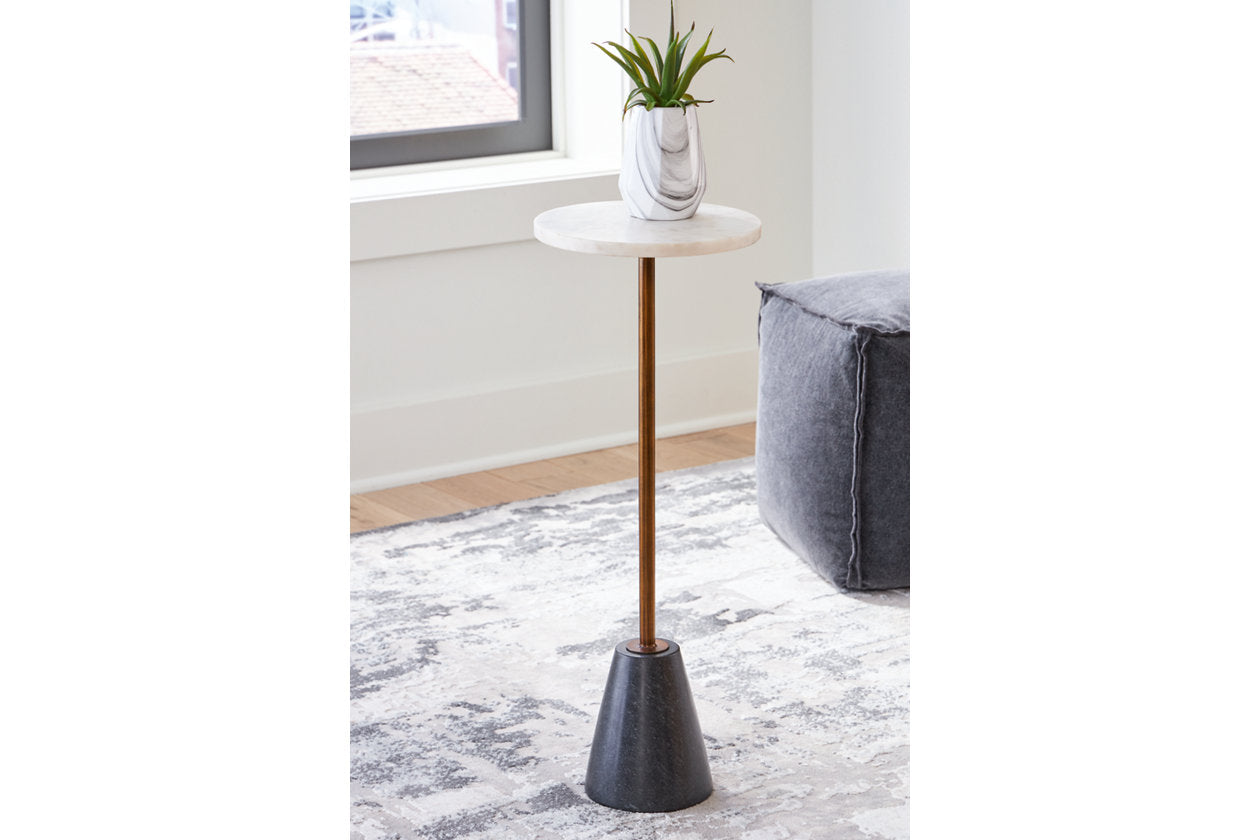 Caramont Black/White/Gold Finish Accent Table - A4000541 - Bien Home Furniture &amp; Electronics
