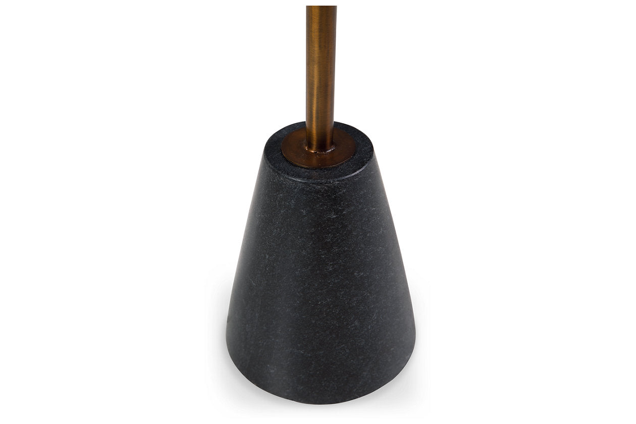 Caramont Black/White/Gold Finish Accent Table - A4000541 - Bien Home Furniture &amp; Electronics