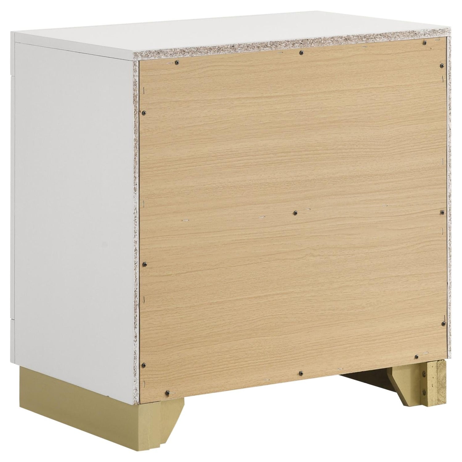 Caraway 2-drawer Nightstand Bedside Table White - 224772 - Bien Home Furniture &amp; Electronics