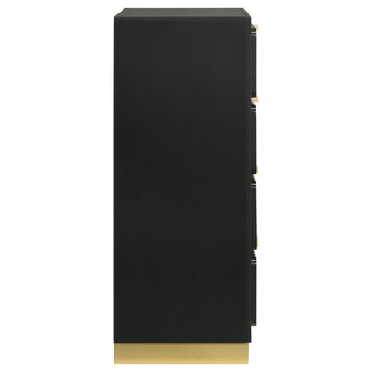 Caraway 4-drawer Bedroom Chest Black - 224785 - Bien Home Furniture &amp; Electronics