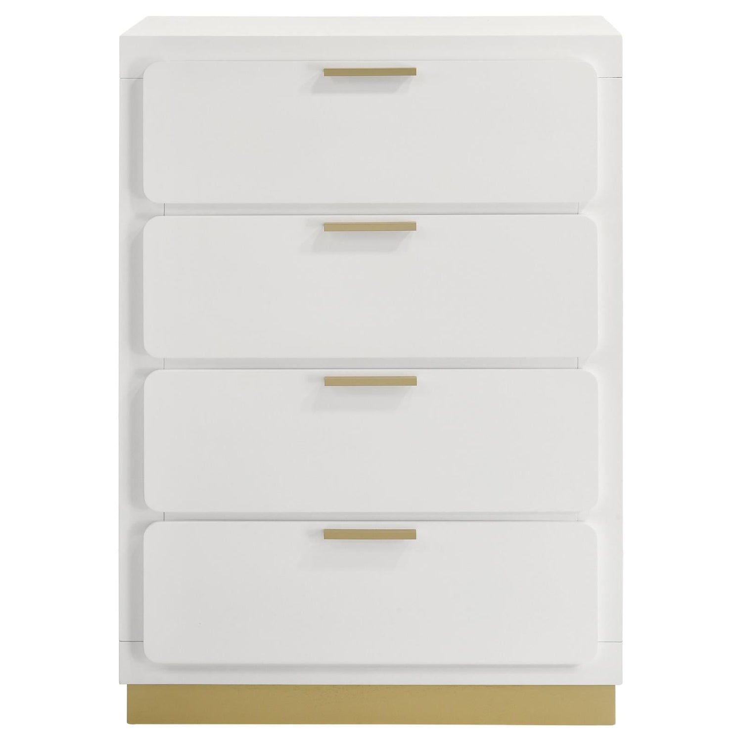 Caraway 4-drawer Bedroom Chest White - 224775 - Bien Home Furniture &amp; Electronics