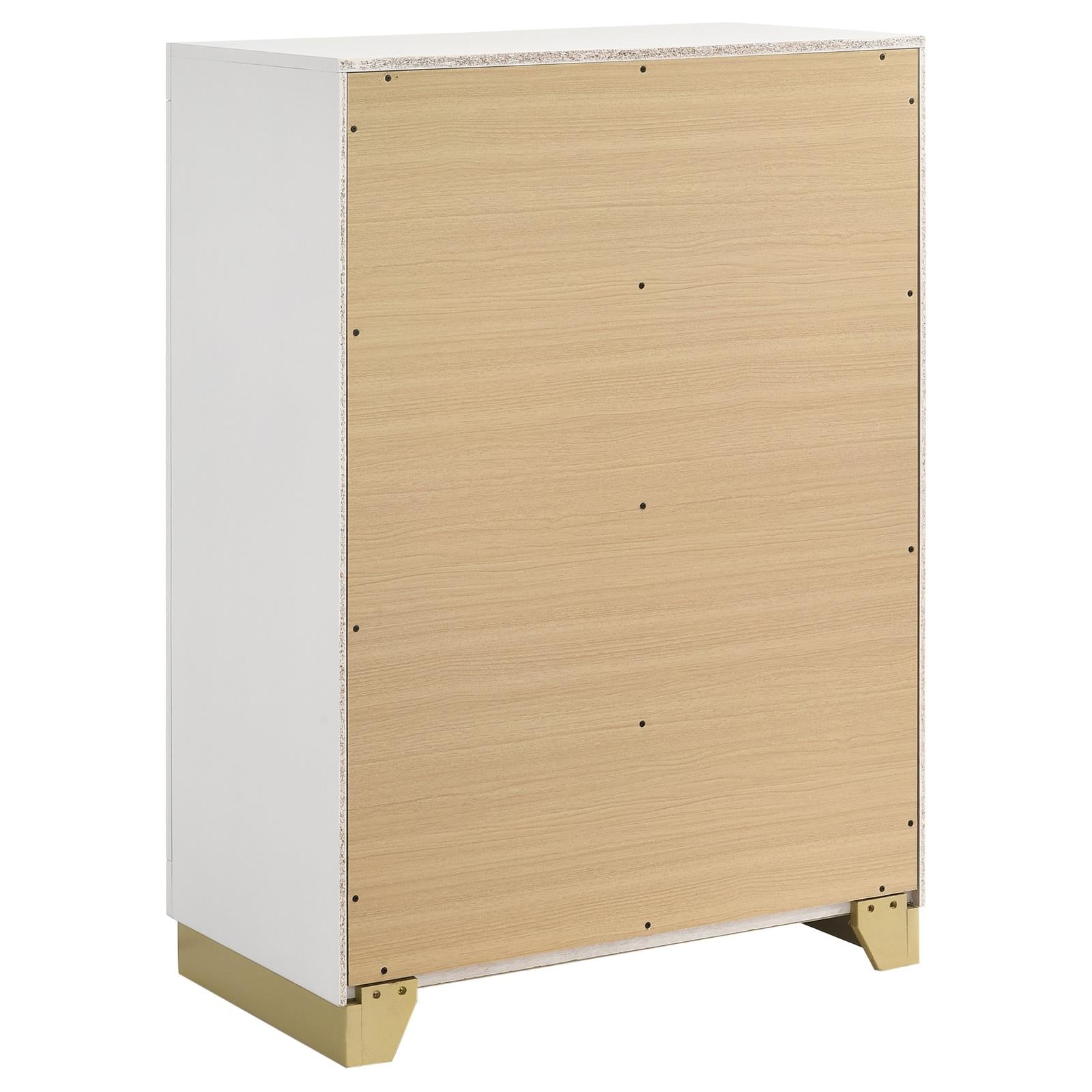 Caraway 4-drawer Bedroom Chest White - 224775 - Bien Home Furniture &amp; Electronics