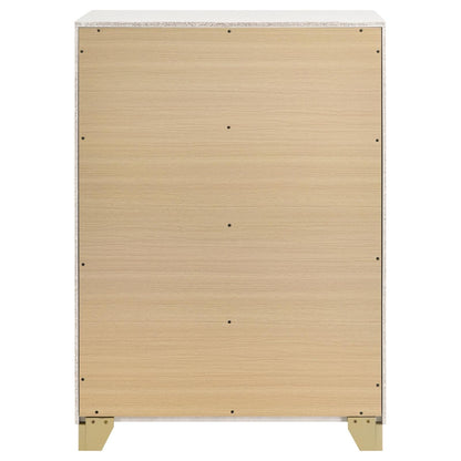 Caraway 4-drawer Bedroom Chest White - 224775 - Bien Home Furniture &amp; Electronics