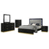 Caraway 5-piece Queen Bedroom Set with LED Headboard Black and Grey - 224781Q-S5 - Bien Home Furniture & Electronics