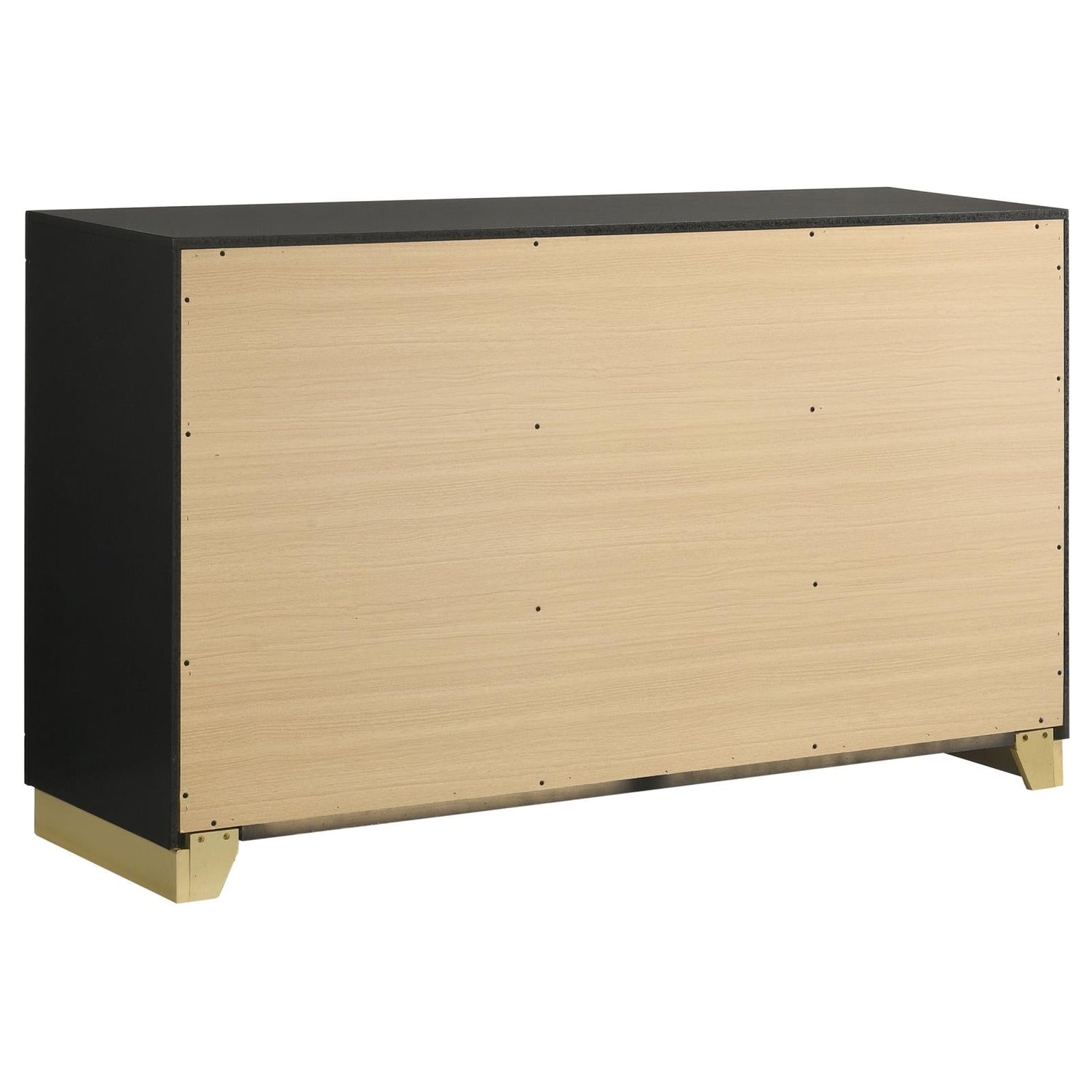 Caraway 6-drawer Bedroom Dresser Black - 224783 - Bien Home Furniture &amp; Electronics