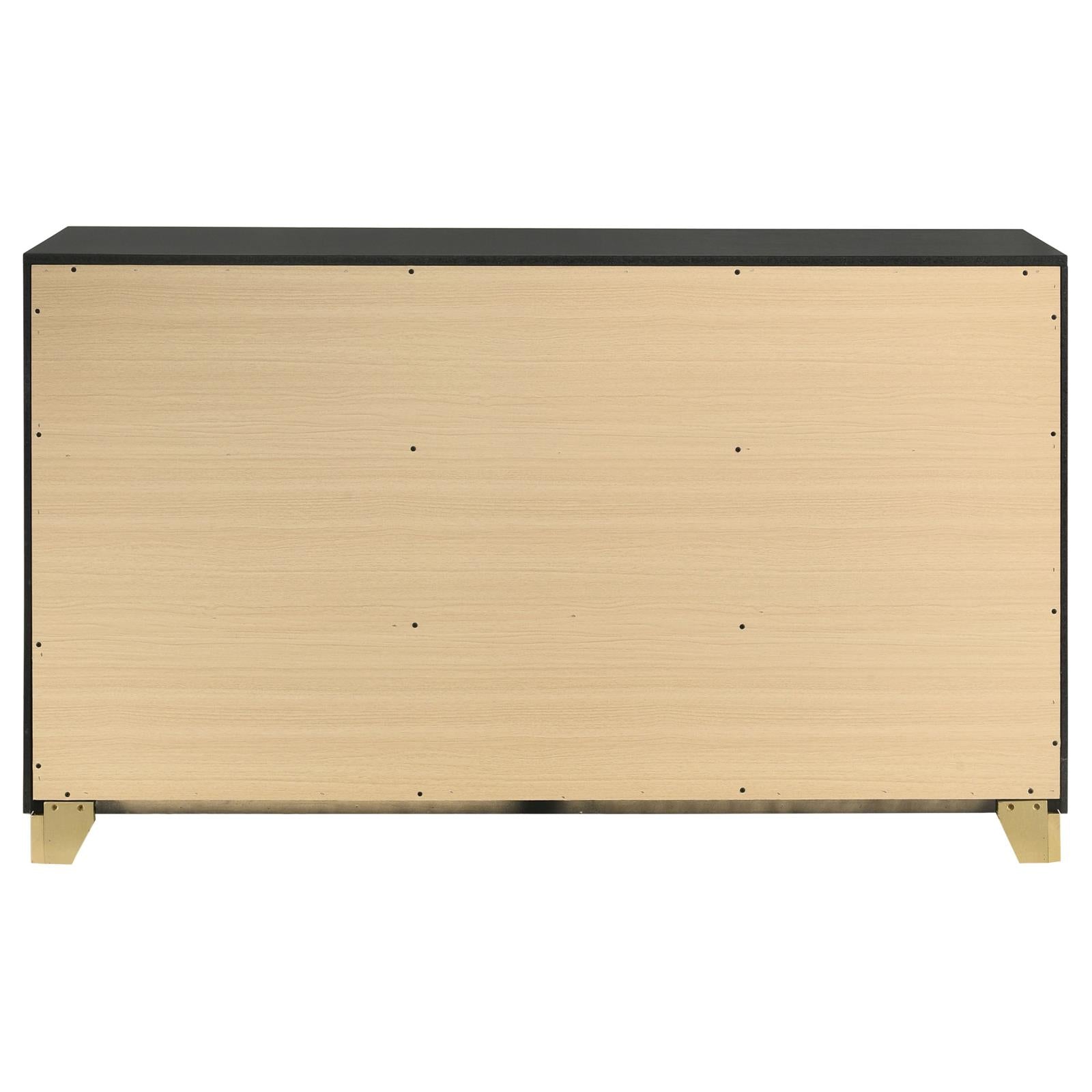 Caraway 6-drawer Bedroom Dresser Black - 224783 - Bien Home Furniture &amp; Electronics