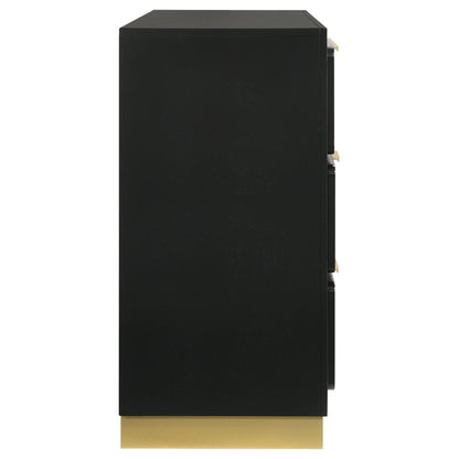 Caraway 6-drawer Bedroom Dresser Black - 224783 - Bien Home Furniture &amp; Electronics
