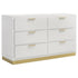 Caraway 6-drawer Bedroom Dresser White - 224773 - Bien Home Furniture & Electronics