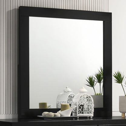 Caraway Dresser Mirror Black - 224784 - Bien Home Furniture &amp; Electronics