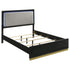Caraway Queen Bed with LED Headboard Black and Grey - 224781Q - Bien Home Furniture & Electronics
