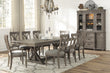 Cardano Driftwood Brown Extendable Dining Set - SET | 1689BR-96 | 1689BR-96B | 1689BRA | 1689BRS(4) - Bien Home Furniture & Electronics