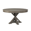 Cardano Driftwood Brown Round Dining Table - SET | 1689BR-54 | 1689BR-54B - Bien Home Furniture & Electronics