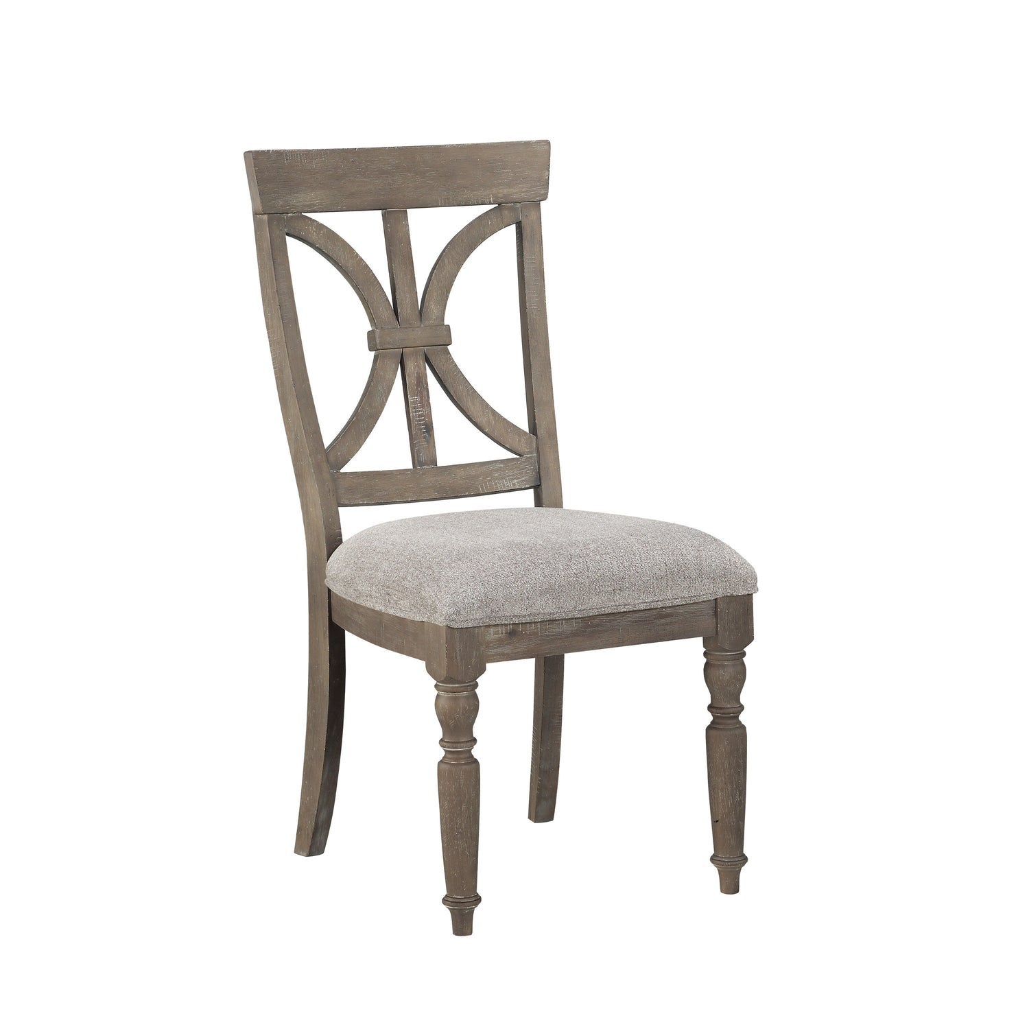 Cardano Driftwood Brown Side Chair, Set of 2 - 1689BRS - Bien Home Furniture &amp; Electronics