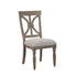 Cardano Driftwood Brown Side Chair, Set of 2 - 1689BRS - Bien Home Furniture & Electronics