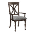 Cardano Driftwood Charcoal Desk Armchair - 1689-AC - Bien Home Furniture & Electronics