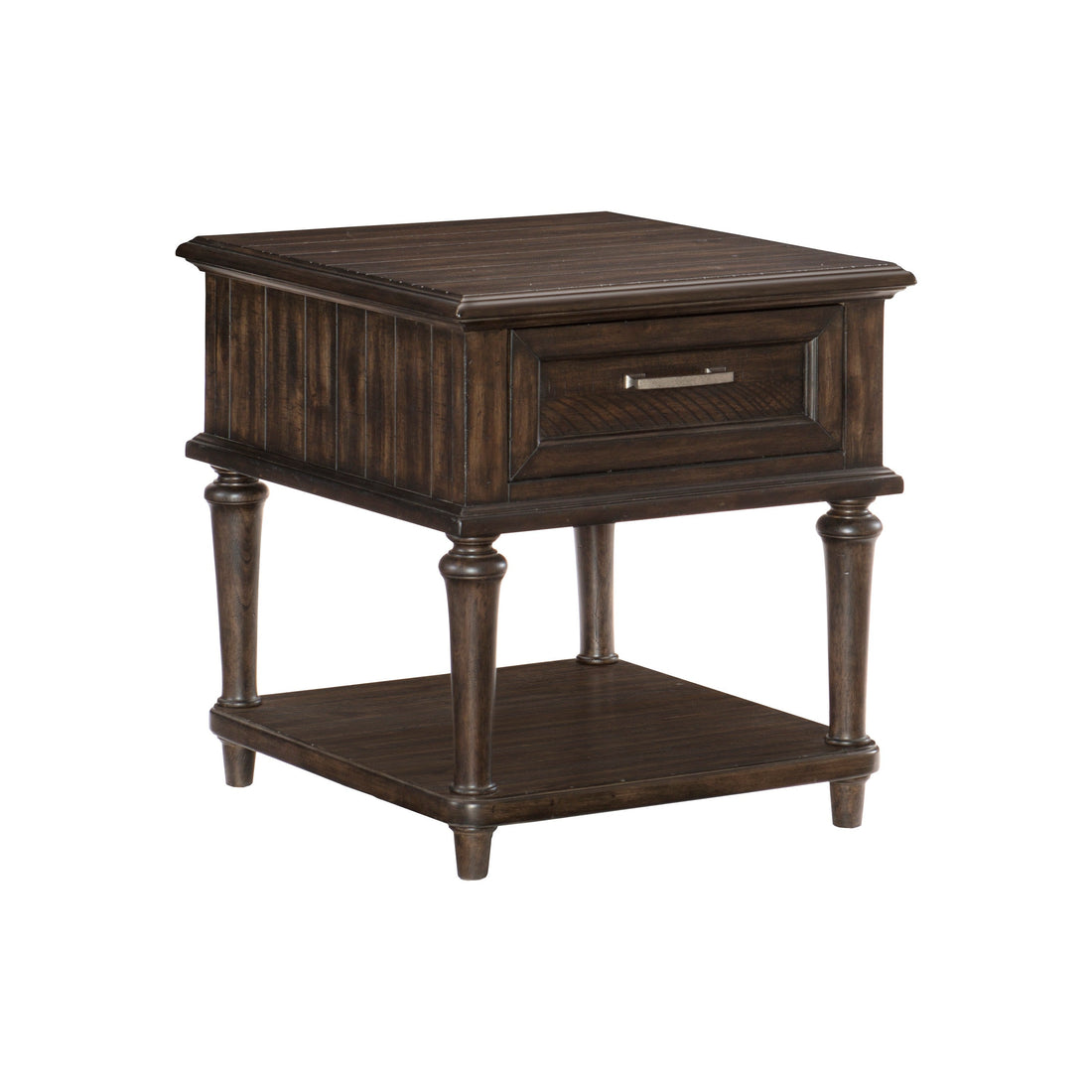Cardano Driftwood Charcoal End Table - 1689-04 - Bien Home Furniture &amp; Electronics