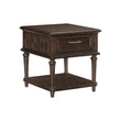 Cardano Driftwood Charcoal End Table - 1689-04 - Bien Home Furniture & Electronics