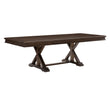Cardano Driftwood Charcoal Extendable Dining Table - SET | 1689-96 | 1689-96B - Bien Home Furniture & Electronics