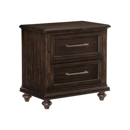 Cardano Driftwood Charcoal Nightstand - 1689-4 - Bien Home Furniture &amp; Electronics