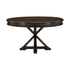 Cardano Driftwood Charcoal Round Dining Table - SET | 1689-54 | 1689-54B - Bien Home Furniture & Electronics