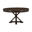 Cardano Driftwood Charcoal Round Dining Table - SET | 1689-54 | 1689-54B - Bien Home Furniture & Electronics